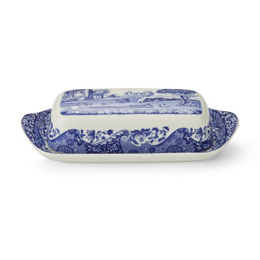 Blue Italian Butter Dish Blue Italian Butter Dish